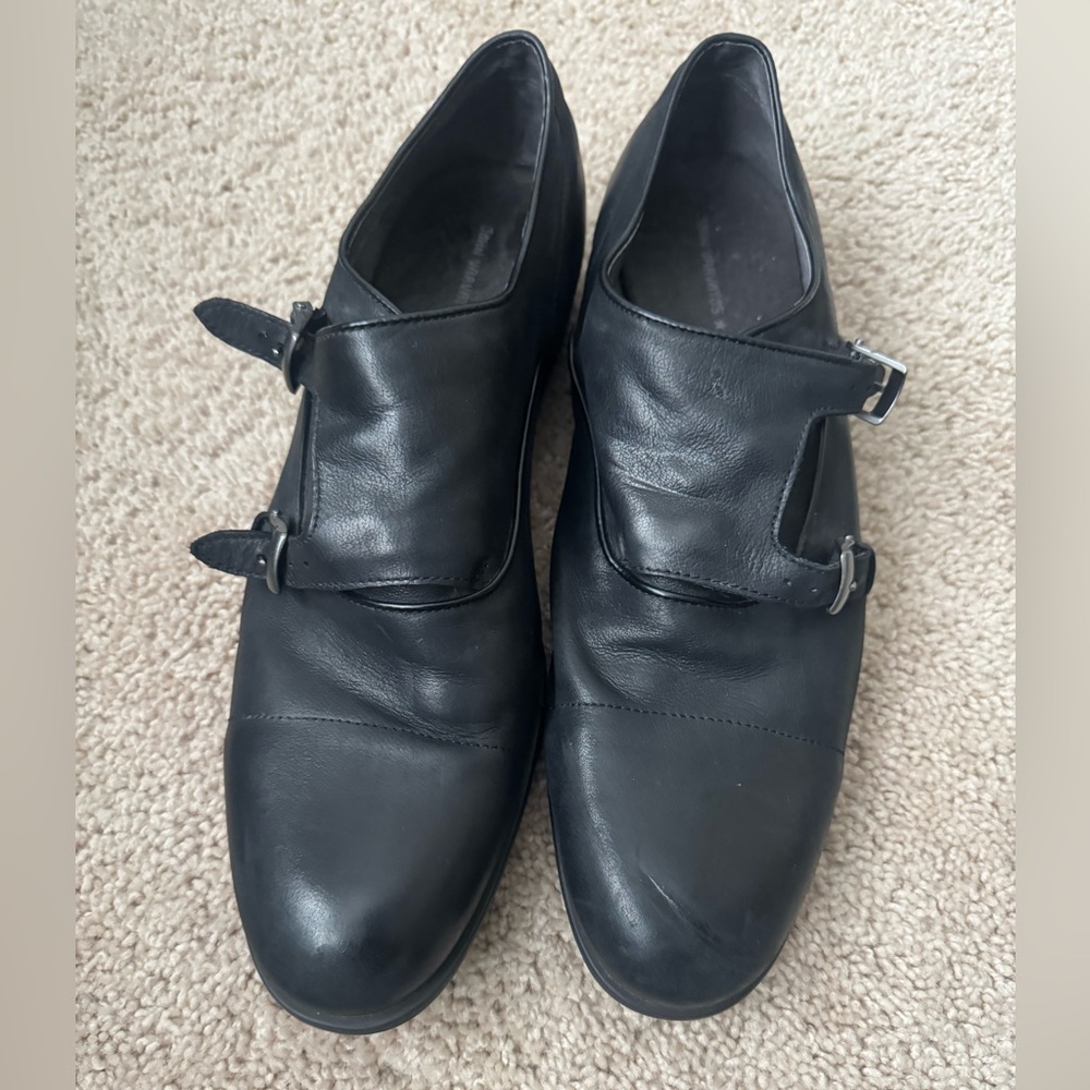 John Varvatos Star USA double monk strap shoes